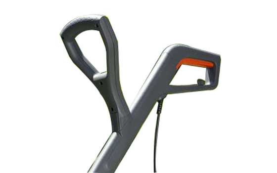 Manipulation commode de trimmer à piles rechargeable de l'herbe 1800W de 23CM