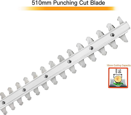 caisse électrique d'ABS de coupeur de haie et de branche de jardin de lame de 500W 510mm