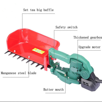 outils électriques de jardin de 20mm Mini Tea Leaf Harvesting Machine pour la feuille de thé 300MM