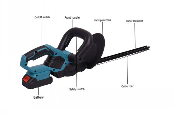 lame rechargeable d'action du trimmer de haie de 20V Protable 1750r/Min Tree Handheld Cordless Double