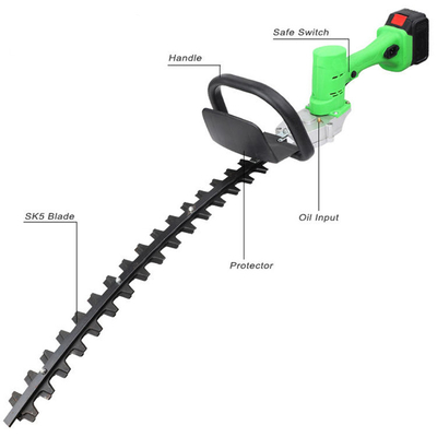 herbe sans fil sans fil de 20 lames de pouce de coupeur électrique de haie de 20V Bush équilibrant des cisaillements