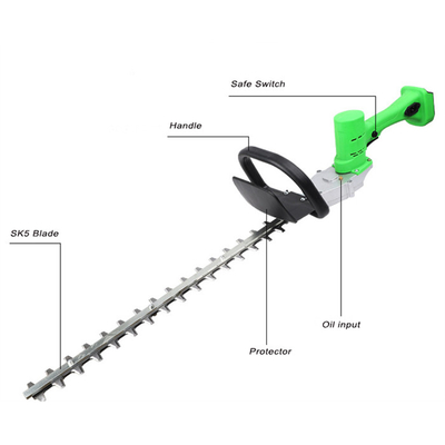 herbe sans fil sans fil de 20 lames de pouce de coupeur électrique de haie de 20V Bush équilibrant des cisaillements