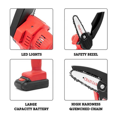 5.0Ah le lithium Ion Brushless Cordless Portable Chain a vu l'affilage d'individu de 16in