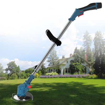 Tondeuse à gazon sans fil 850W 24V avec lame en plastique pivotante pour travaux de jardin