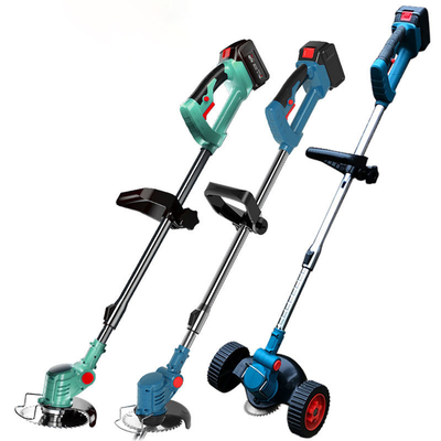 Tondeuse à gazon sans fil 850W 24V avec lame en plastique pivotante pour travaux de jardin