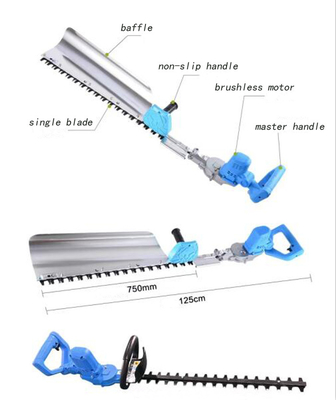 trimmer de haie sans fil sans brosse flexible de puissance de batterie de 2.5Ah 20V avec le rendement élevé
